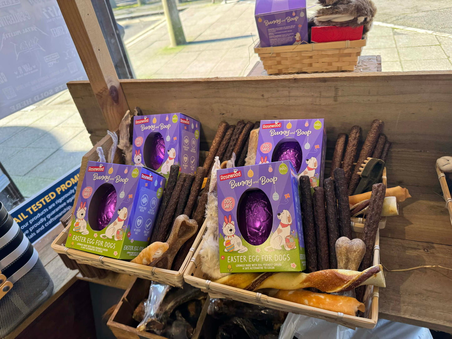 Easter Treat Basket with Carob Egg