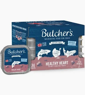Butcher's Healthy Heart Dog Food Trays 24x150g