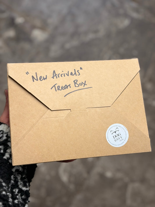 New Arrival Treat Box by Dog Envy - Our Newest Natural Stuff in a box!