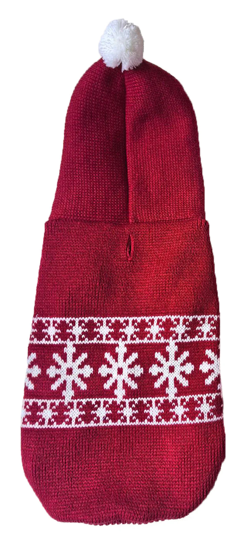 Santa Hoodie Dark Red Medium