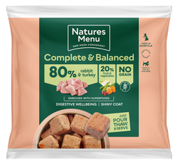 Country Hunter Frozen 80/20 Rabbit and Turkey Nuggets 1kg