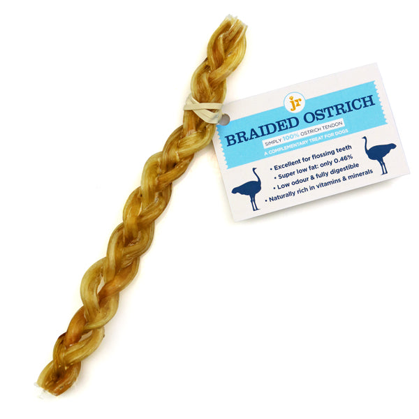 Braided Ostrich - Dental Floss for Dogs