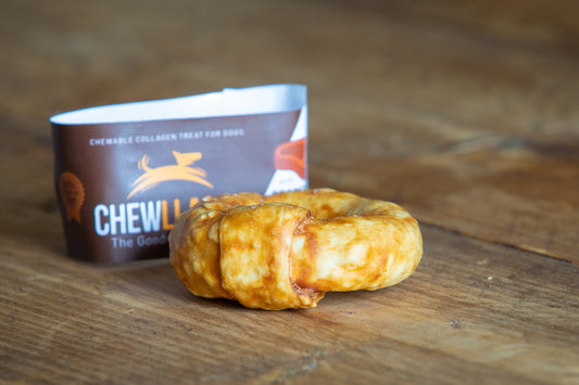 Chewllagen Beef Donut 3.5" – Collagen Chew for Small to Medium Dogs