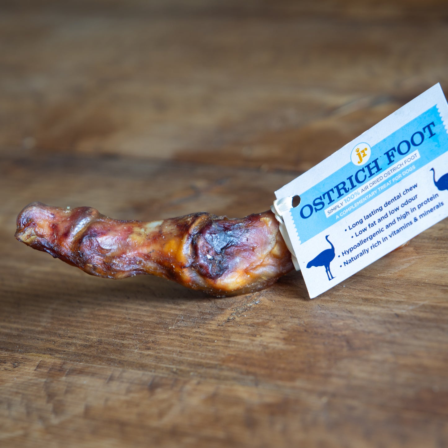 Natural Ostrich Foot – Hypoallergenic, Long-Lasting Chew