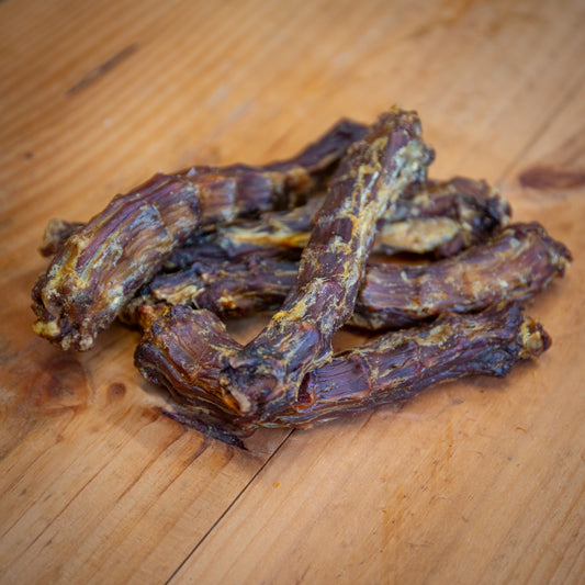 100% Natural Duck Necks for Dogs – (5-pack) Meaty, Crunchy, Single Protein Chew