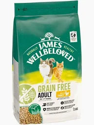 James Wellbeloved Dry Cat Grain Free Adult Turkey 1.5kg
