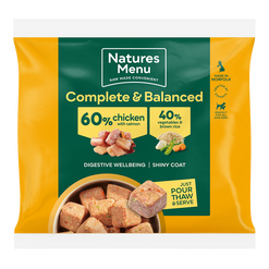 Natures Menu 60/40 Frozen Chicken Nuggets 1kg