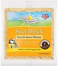 Harrisons Suet Block With Insects and Seeds Box 280g