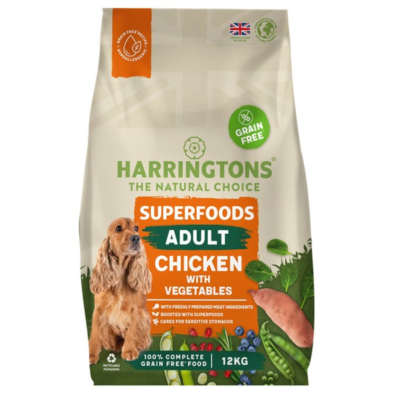 Harringtons Adult Superfood Chicken 12kg