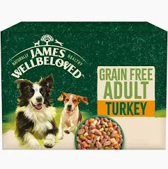 Wellbeloved GF Adult Turkey in Gravy pouch 12 x 90g