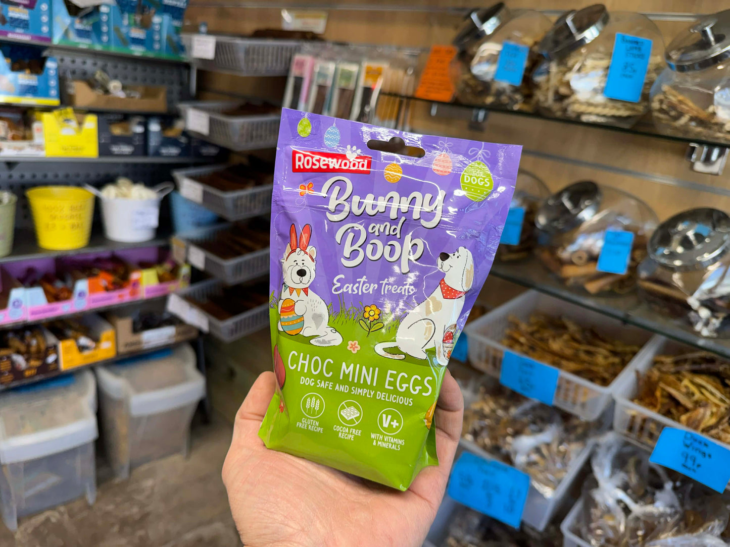 Rosewood Choc Easter Mini Eggs for Dogs – 150g