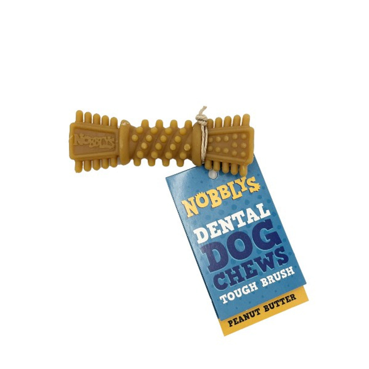 Petello Nobblys Tough Brush Peanut Butter 25g