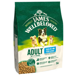 Wellbeloved Adult Fish + Rice 15kg