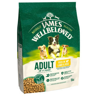 Wellbeloved Adult Lamb + Rice 15kg