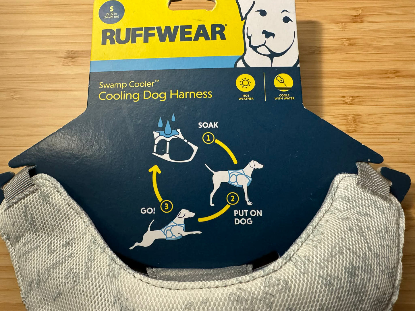Swamp Cooler - Cooling Dog Harness S