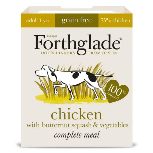 Forthglade Adult GF Comp Chicken Butternut Squash & Veg 395g