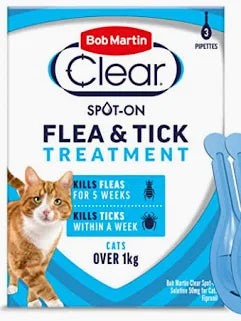BM Clear Spot-On Flea & Tick Treatment