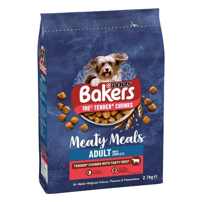 Bakers Complete Meaty Meals Beef 2.7kg