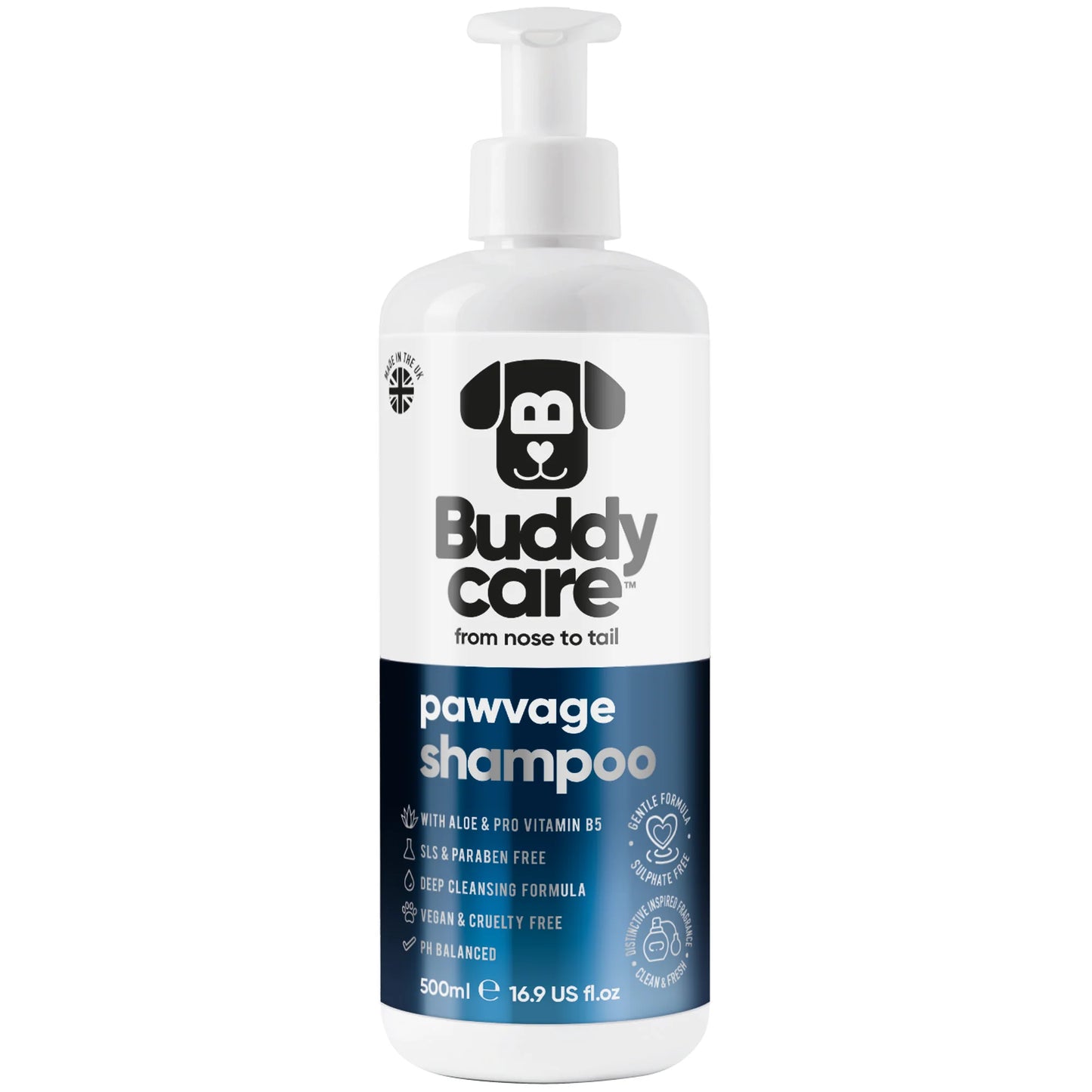 Buddy Care Dog Shampoo - Pawvage 500ml