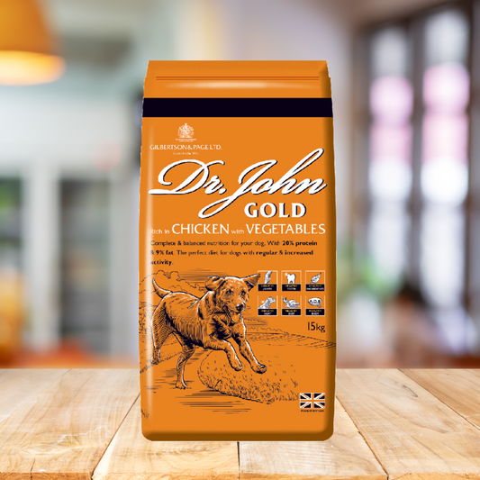 Dr John Gold – Chicken & Veg Working Dog Food (15kg)