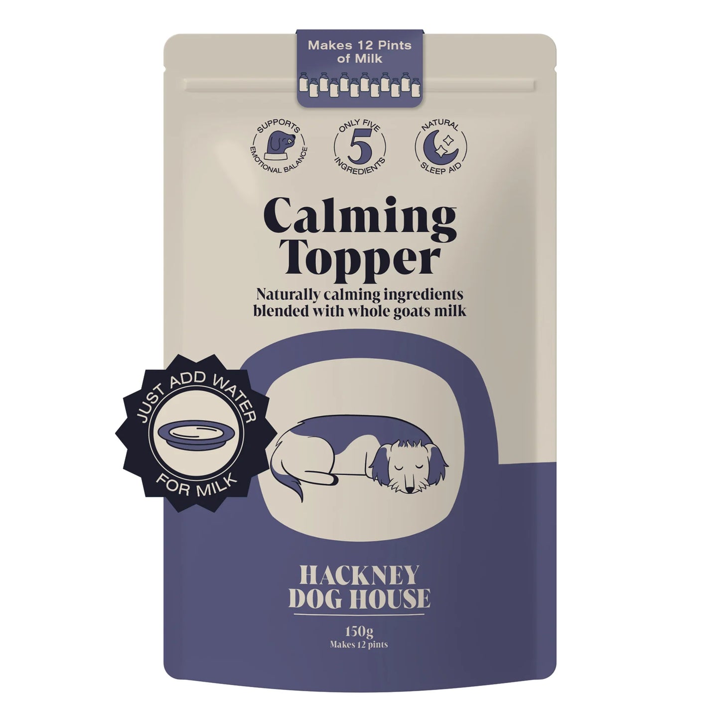 Hackney House Calming Goats Milk Powder For Dogs