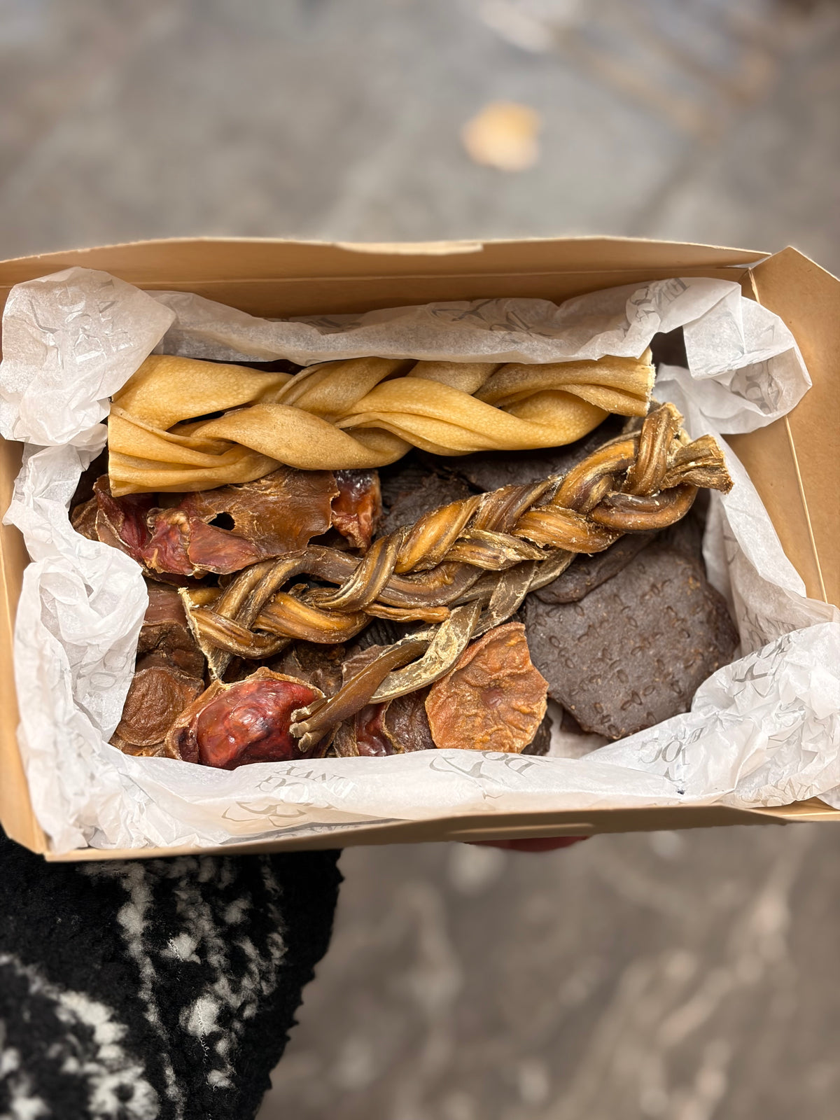 New Arrival Treat Box by Dog Envy - Our Newest Natural Stuff in a box!