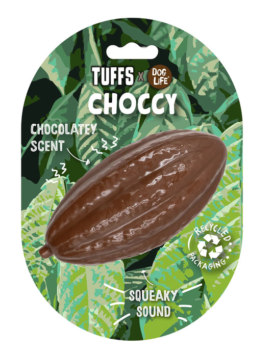 Tuffs TPR Fruity Chocolate Dog Toy