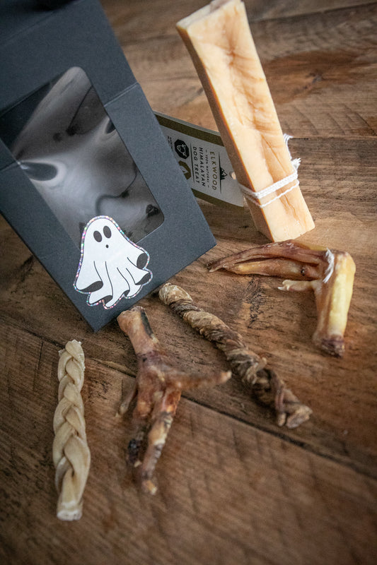 The Little Black Box of Chews – 5 Natural Treats - Halloween Special