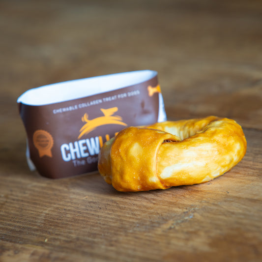 Chewllagen Chicken Donut 3.5" – Collagen Chew Wrapped in Chicken
