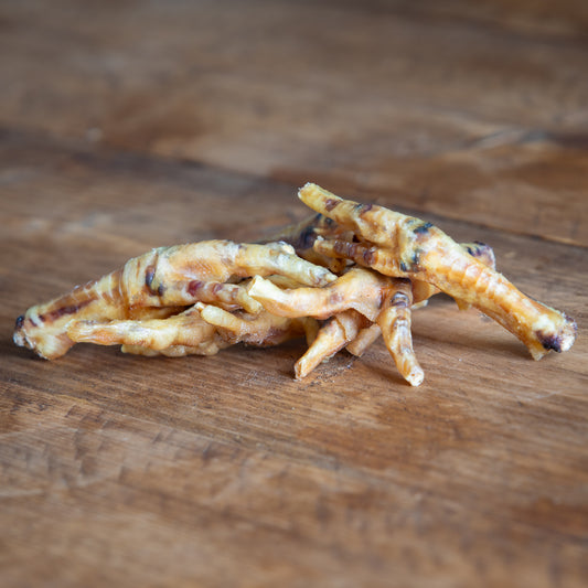100% Natural Chicken Feet for Dogs – Crunchy, Tasty, Single Protein Chew