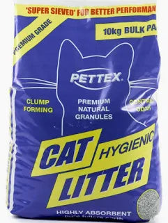 Pettex Premium Grey Cat Litter Granules 10kg