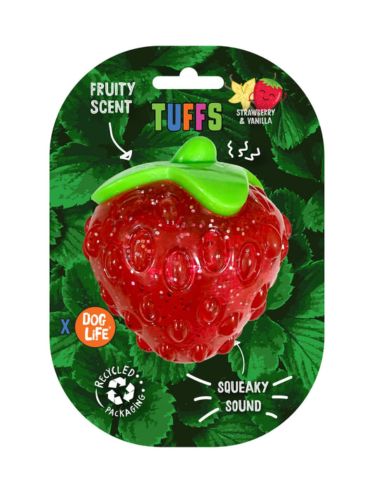 Fruity Strawberry Dog Toy