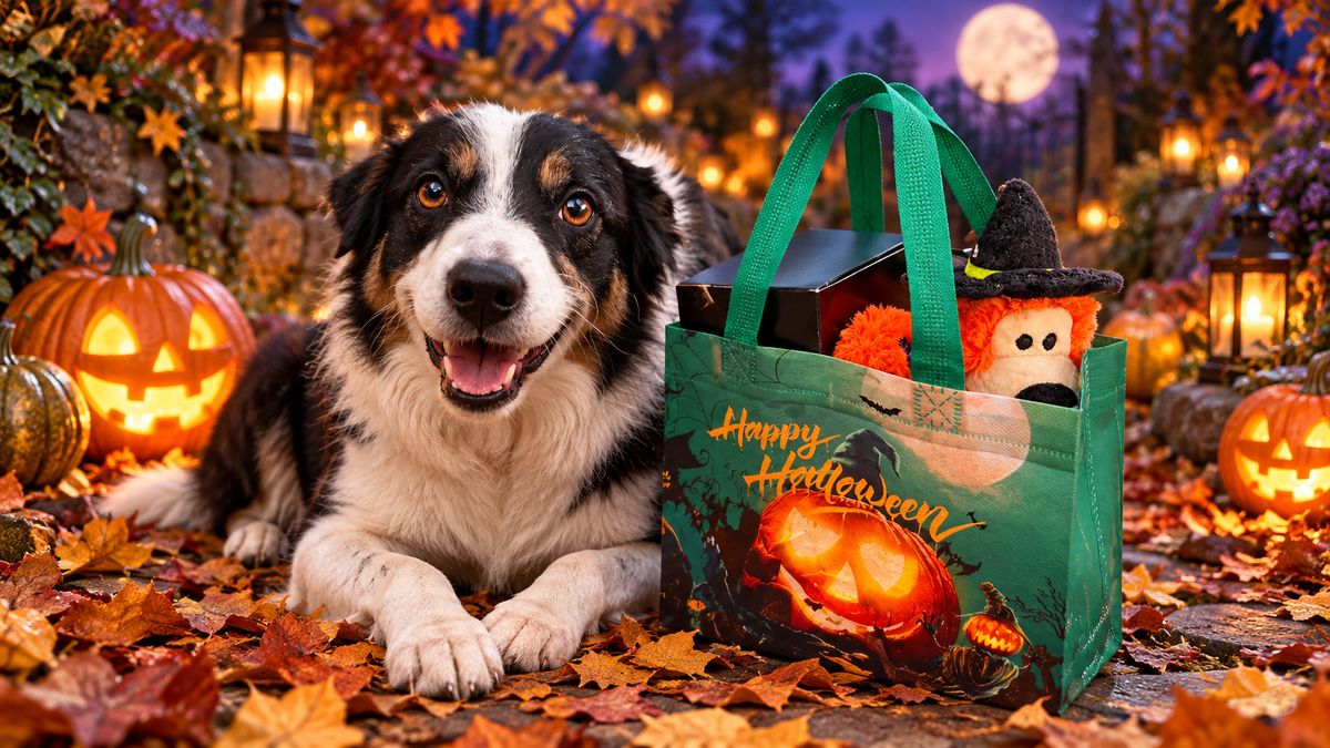 Halloween Treat Box &  KONG Knot Bear Bundle