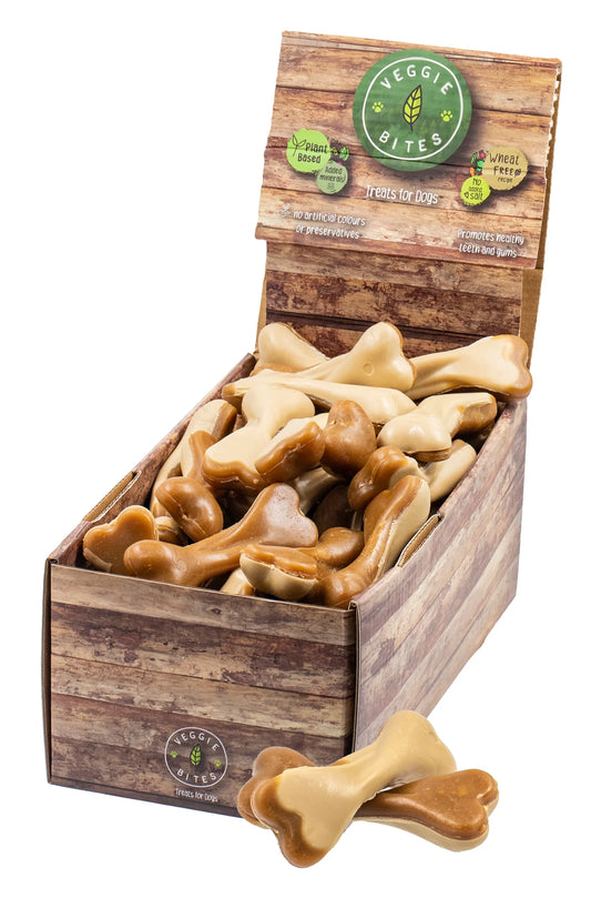 Veggie Bites Peanut Butter 5" Smooth Bone