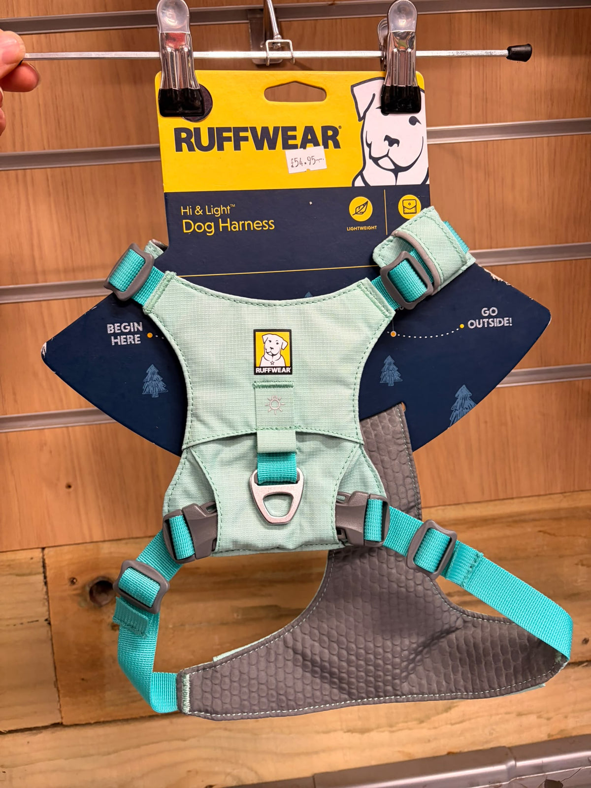 Ruffwear High & Light Harness - Sage Green -  Small (17-22 inch)