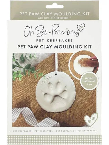 clay pet paw moulding kit - oh so precious