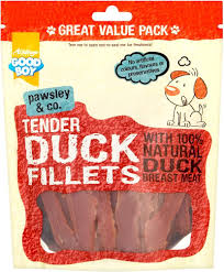 Good Boy Paws Duck Fillets 320g x 5 Discounted