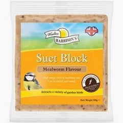 Harrisons Suet Block With Mealworm Box 280g