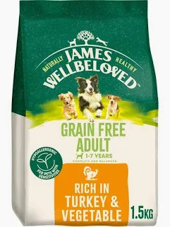 Grain free adult turkey and veg 2kg