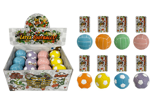 Latex Mini Football Dog Toy – 6.5cm