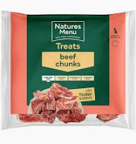 natured menu frozen beef chunks 1kg