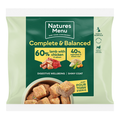 Natures Menu 60/40 Frozen Lamb & Chicken Nuggets 1kg